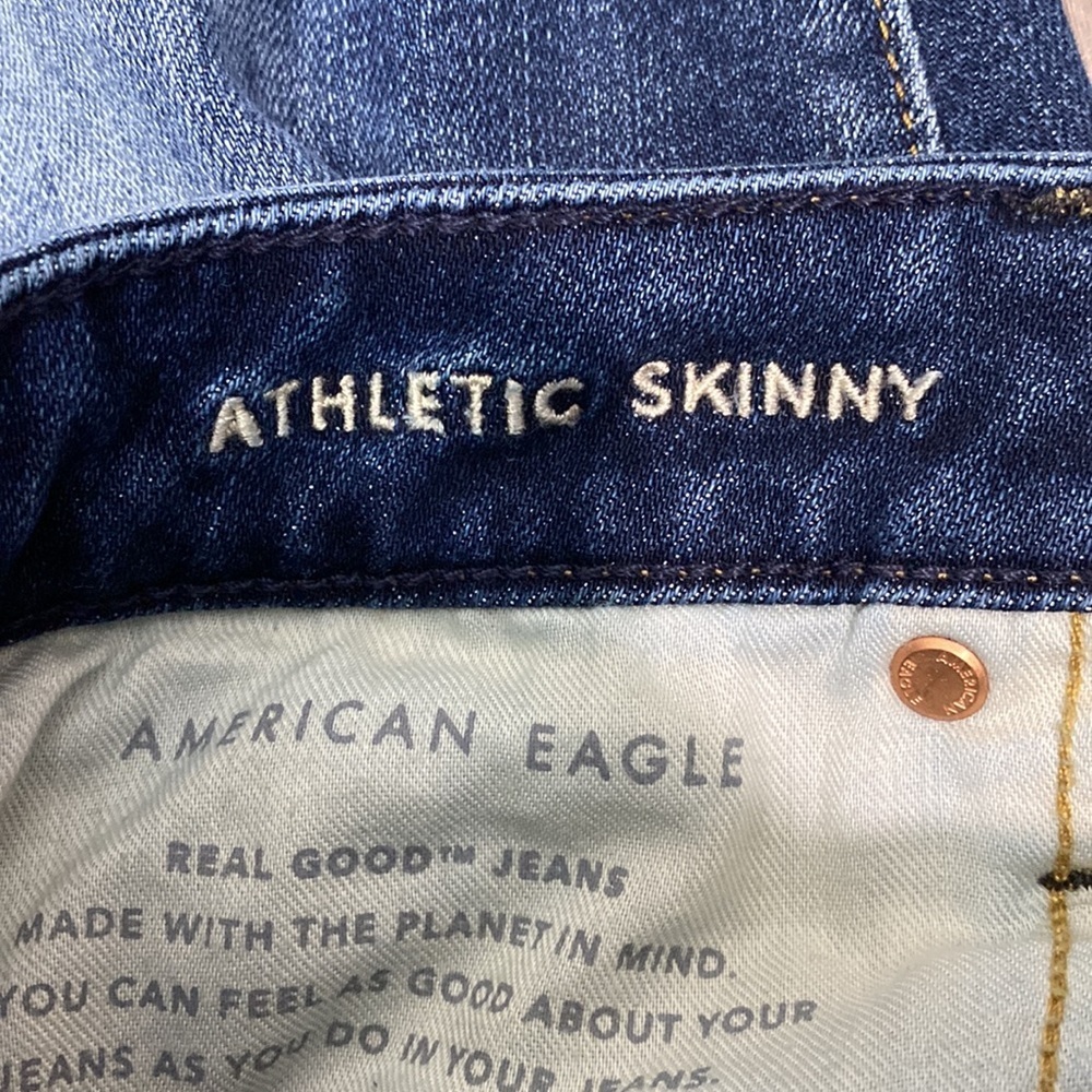 American Eagle athletic skinny jeans 29x32 - Picture 7 of 11